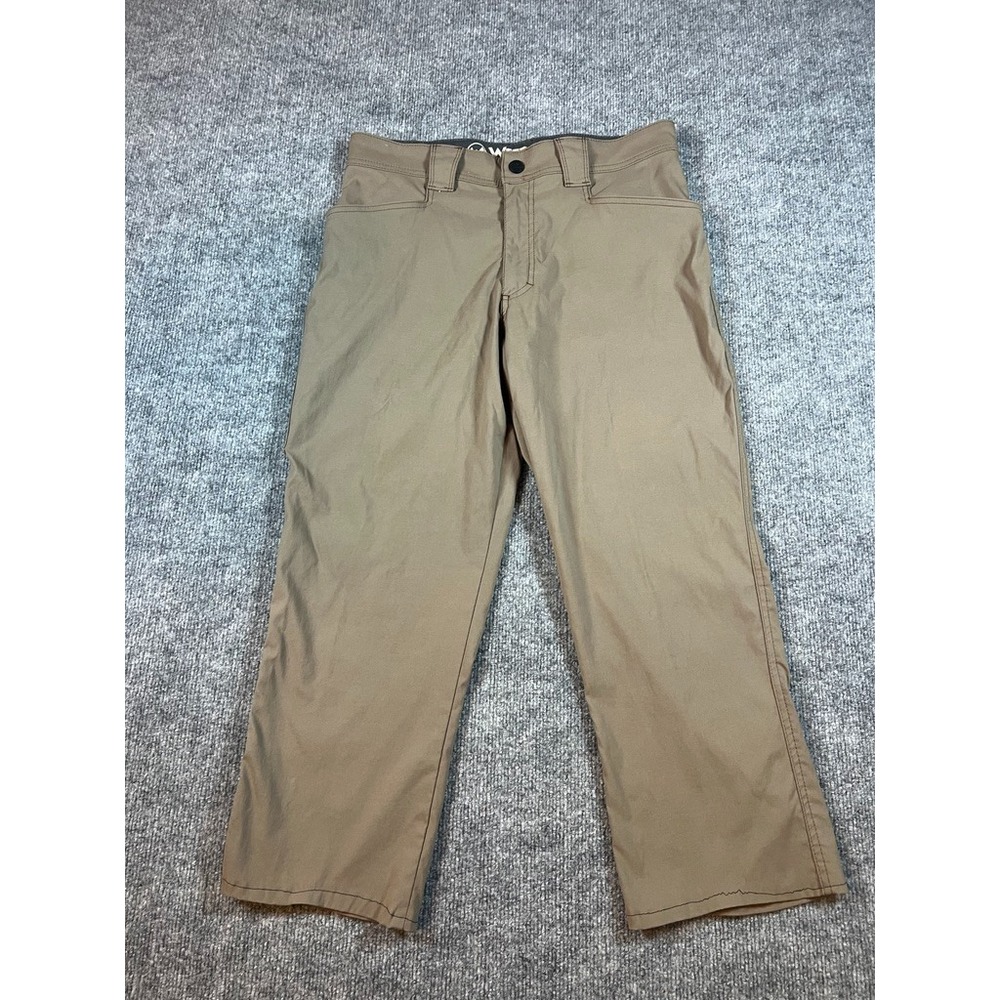 Wrangler Outdoor Series Hiking Pants Mens 34x30 All Terrain Black Cargo Flex ATG